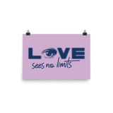 poster love sees no limits halftone eye luv heart disability special needs expectations future