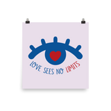Love Sees No Limits (Poster Design 1) Various Sizes