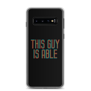 Men's Samsung case This Guy is Able abled ability abilities differently abled able-bodied disabilities men man disability disabled wheelchair