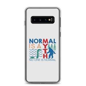 Samsung case normal is a myth big foot loch ness lochness yeti sasquatch disability special needs awareness inclusivity acceptance activism