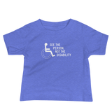 See the Person, Not the Disability (Baby Black/Blue Shirts)
