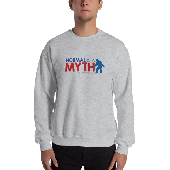 sweatshirt normal is a myth big foot yeti sasquatch peer pressure popularity disability special needs awareness inclusivity acceptance activism