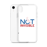 Not Invisible (White iPhone Case)