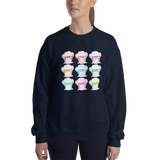 sweatshirt 9 Different Colored Faces of Sammi Haney Esperanza Netflix Raising Dion fan sassy wheelchair pink glasses disability osteogenesis imperfecta OI