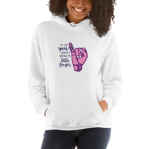 hoodie I’ve got you wrapped around my little finger spoiled sassy cute charming daddy’s little girl sammi haney cutesy girly sass