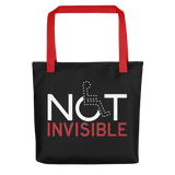 drawstring bag not invisible disabled disability special needs visible awareness diversity wheelchair inclusion inclusivity impaired acceptance