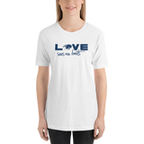 Love Sees No Limits (Halftone Design, Unisex Shirt)