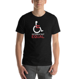 Different but Equal (Disability Equality Logo) Unisex Shirt Dark Colors