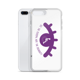 See the Person, Not the Disability (Eyelash Design) White iPhone Case
