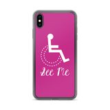 See Me (Not My Disability) Pink iPhone Case