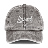 Loved Arrow (I am Loved) Vintage Cotton Twill Cap