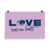 Love Sees No Limits (Halftone Design, Poster)