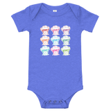 Sammi Haney (Esperanza - Raising Dion) 9 Faces Baby Onesie