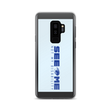 See Me Not My Disability (Halftone) Blue Samsung Case