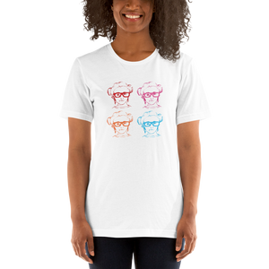 Shirt 4 Different Colored Faces of Sammi Haney Esperanza Netflix Raising Dion fan sassy wheelchair pink glasses disability osteogenesis imperfecta OI