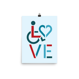 LOVE (for the Special Needs Community) Poster Stacked Design 3 of 3