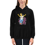 Esperanza From Raising Dion (Yellow Cartoon) Not All Actors Use Stairs Kid's Hoodie