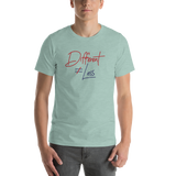 Different Does Not Equal Less (Original Clean Design) Adult Light Color Shirts