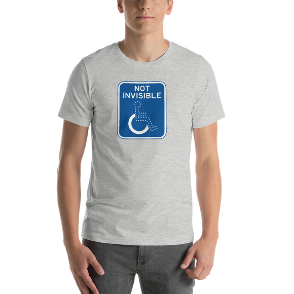 not invisible disabled disability special needs visible awareness diversity wheelchair inclusion inclusivity impaired acceptance