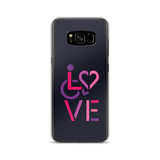 LOVE (for the Special Needs Community) Samsung Case Stacked Design 2 of 3