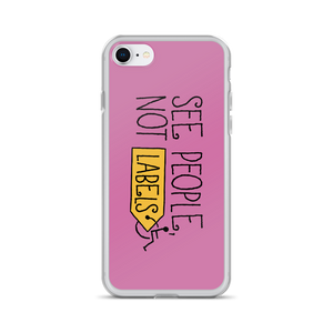 iPhone case See people not labels label disability special needs awareness diversity wheelchair inclusion inclusivity acceptance