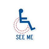 See Me (Not My Disability) Sticker