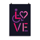 LOVE (for the Special Needs Community) Poster Stacked Design 2 of 3