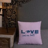 Love Sees No Limits (Halftone Design, Pillow)