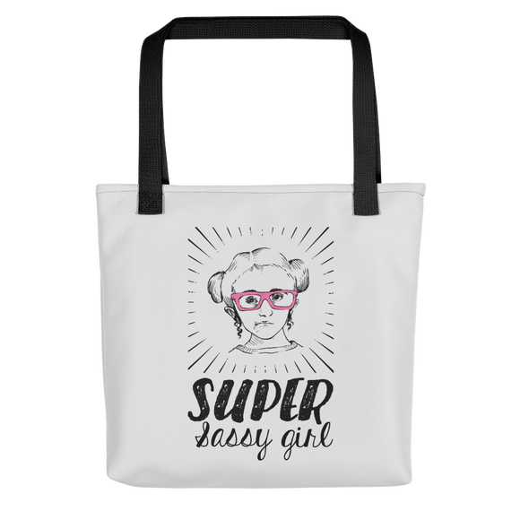 Tote bag Fan Sammi Haney Esperanza Netflix Raising Dion super sassy wheelchair pink glasses sass sassy disability osteogenesis imperfecta OI