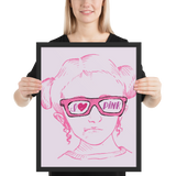 I Love Pink (Esperanza - Raising Dion) Framed Poster Various Sizes