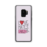 Love Hates Labels (Pink Samsung Case)