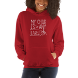 My Child is Greater than Any Label (Special Needs Parent Hoodie) Dark Colors