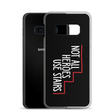 Not All Heroes Use Stairs (Black Samsung Case)
