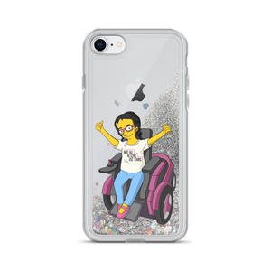 iPhone case Not All Actor Use Stairs yellow cartoon Raising Dion Esperanza Netflix Sammi Haney ableism disability rights inclusion wheelchair actors disabilities actress