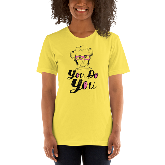 Shirt You Do You Sammi Haney Esperanza Netflix Raising Dion wheelchair pink glasses disability osteogenesis imperfecta OI