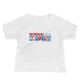 baby shirt normal is a myth big foot mermaid unicorn peer pressure popularity disability special needs awareness inclusivity acceptance activism