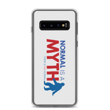 Samsung case normal is a myth big foot yeti sasquatch peer pressure popularity disability special needs awareness inclusivity acceptance activism