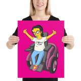 Esperanza From Raising Dion (Yellow Cartoon) D.D.N.E.L. Poster