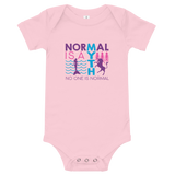 baby onesie babysuit bodysuit normal is a myth mermaid unicorn peer pressure popularity disability special needs awareness inclusivity acceptance