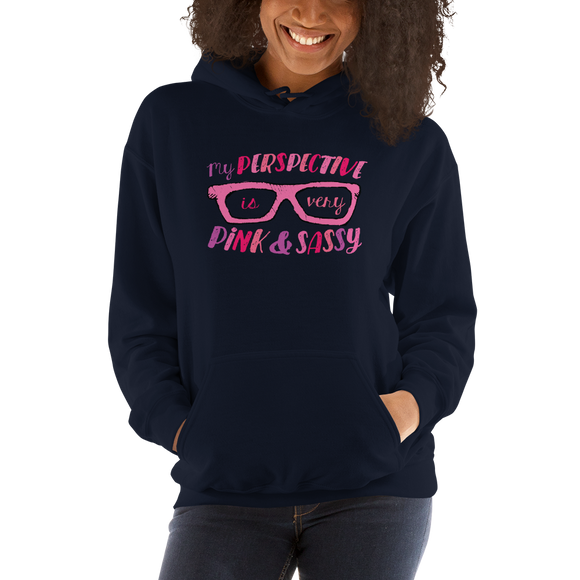 hoodie My Perspective is Very Pink & Sassy Fan Sammi Haney glasses Esperanza Netflix Raising Dion little girl wheelchair sass