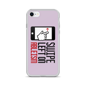 iPhone case ableism swipe left disablism disability discrimination prejudice inferior activism special needs awareness diversity wheelchair non-disabled able-bodied