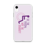 See the Person, Not the Disability (Girl's iPhone Case)