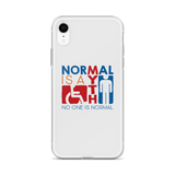 Normal is a Myth (Sign Icons) iPhone Case