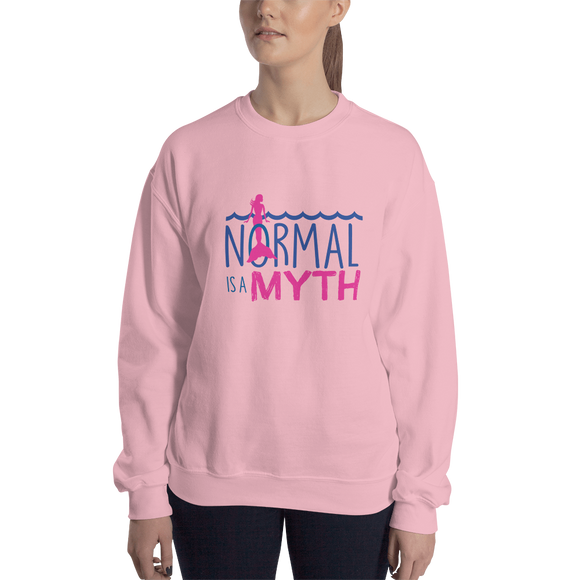 sweatshirt normal is a myth mermaid peer pressure popularity disability special needs awareness inclusivity acceptance