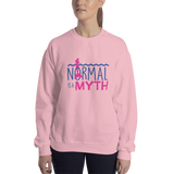 sweatshirt normal is a myth mermaid peer pressure popularity disability special needs awareness inclusivity acceptance