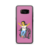 Esperanza From Raising Dion (Yellow Cartoon) Not All Actors Use Stairs Pink Samsung Case