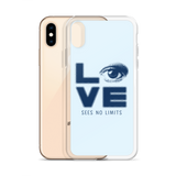 Love Sees No Limits (Halftone Stacked Design, iPhone Case)