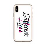 Different Does Not Equal Less (As Seen On Netflix’s Raising Dion) White iPhone Case