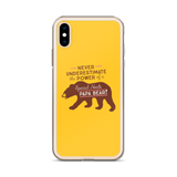 Never Underestimate the power of a Special Needs Papa Bear! iPhone Case