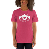 Shirt love sees no limits luv heart eye disability special needs expectations future